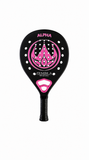 Zembla Alpha 2 Padelracket - Alpha Series - Zwart/roze