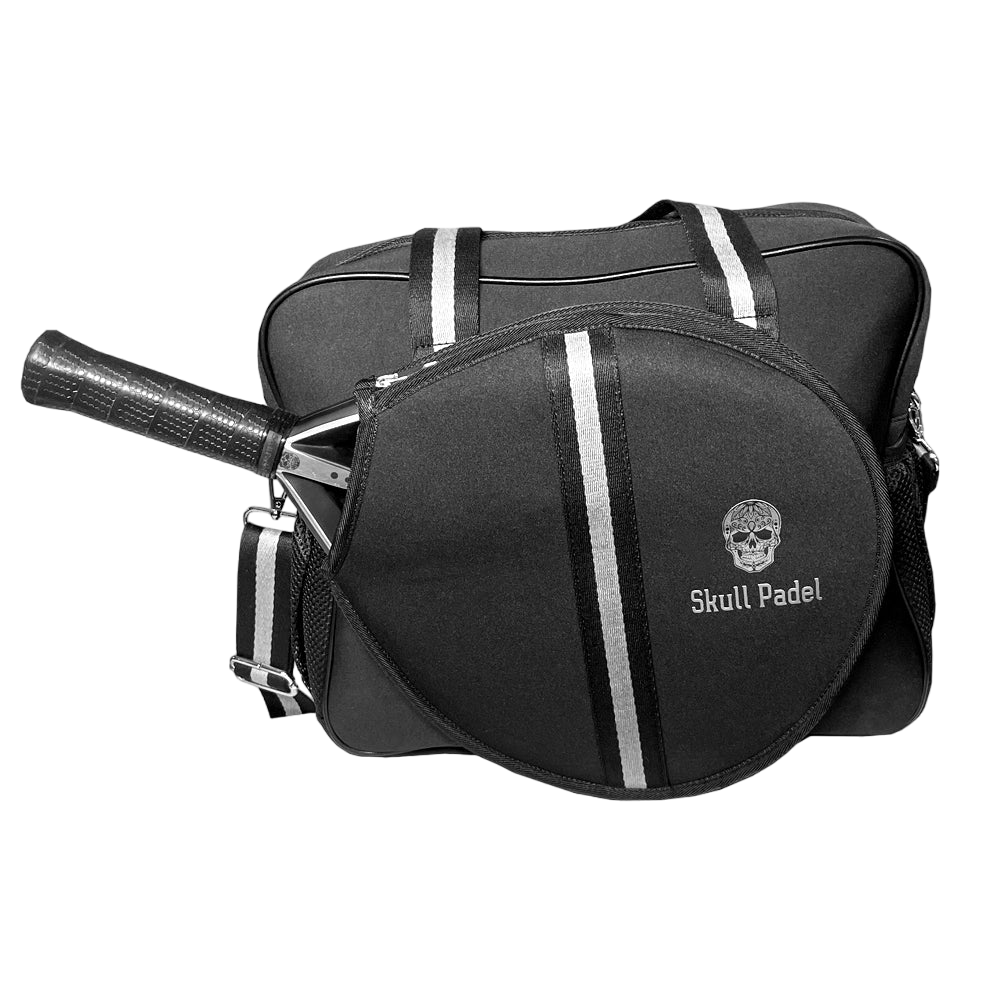 Skull Tote Padel Tas - Zwart Wit