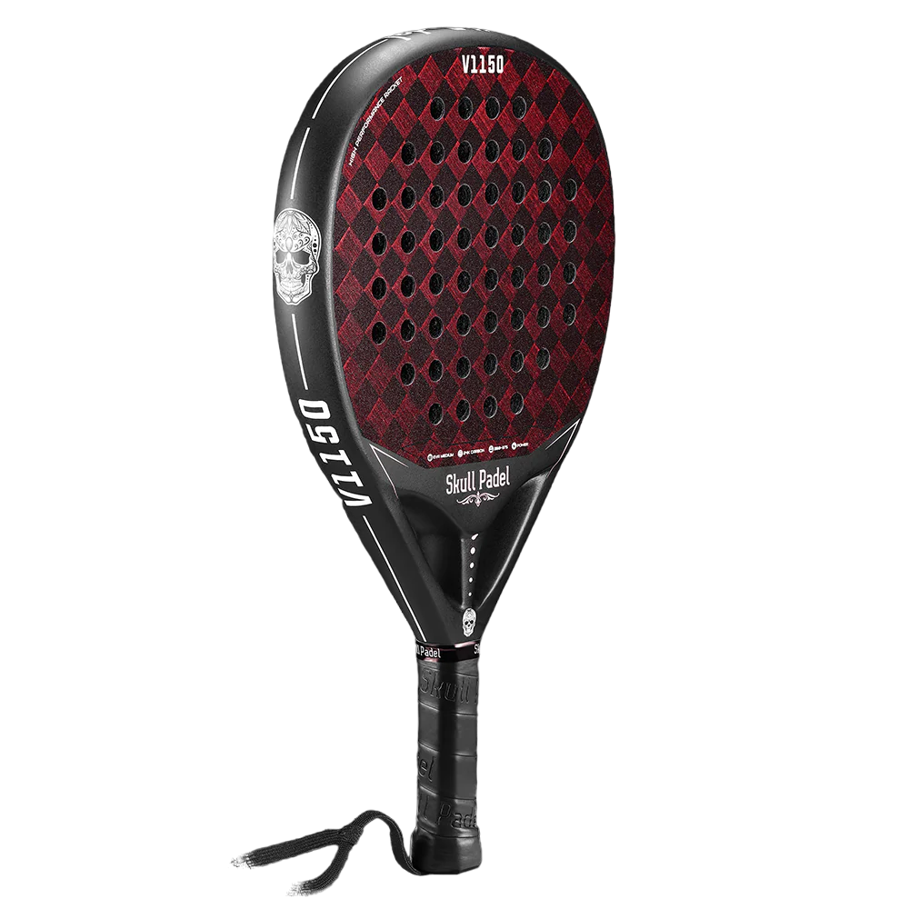 Skull V1150 Red Black 24k 2024 Padel Racket