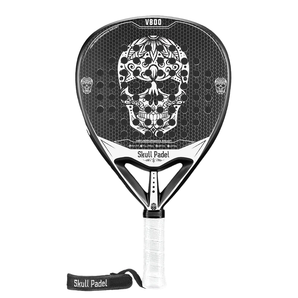 Skull V800 White Edition Padel Racket